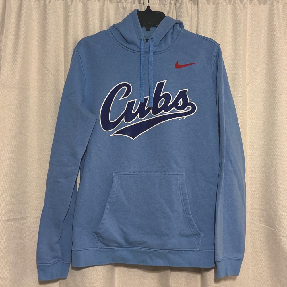 Men’s Sky Blue Nike Cubs Hoodie